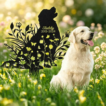 Load image into Gallery viewer, Personalized Metal Dog Memorial Garden Stake Sympathy Gift
