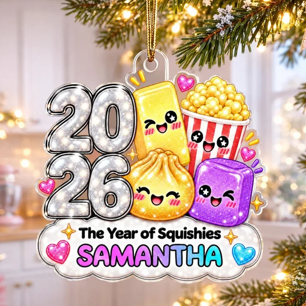 Personalized Acrylic Ornament Cute Dim Sum Popcorn Gift for Teens