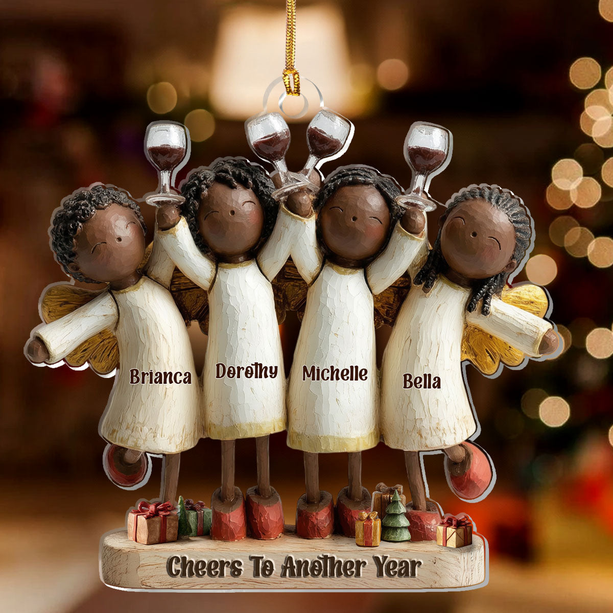 Personalized Angel Ornament for Family - Holiday Celebration Keepsake Ornament MagicInPrints