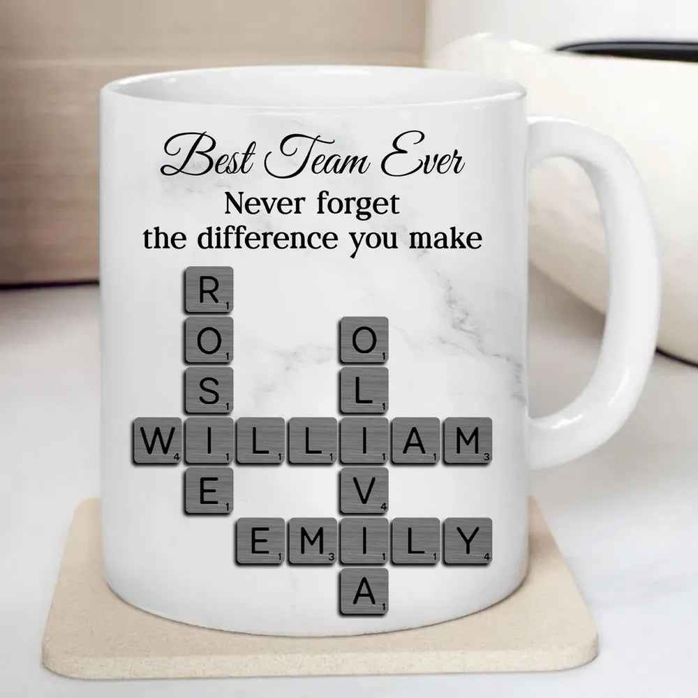 Personalized Team Mug for Coworkers - Appreciation Gift Cup MagicInPrints