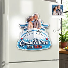 Load image into Gallery viewer, Personalized Acrylic Magnet Cruise Ship Gift for Couple
