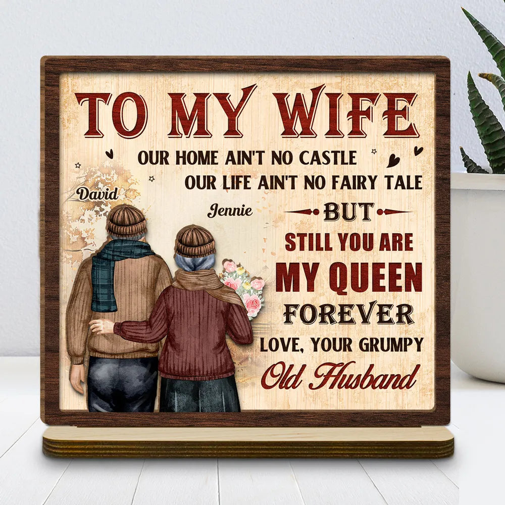 Personalized Wooden Plaque for Wife - Sentimental Gift from Husband Plaque MagicInPrints