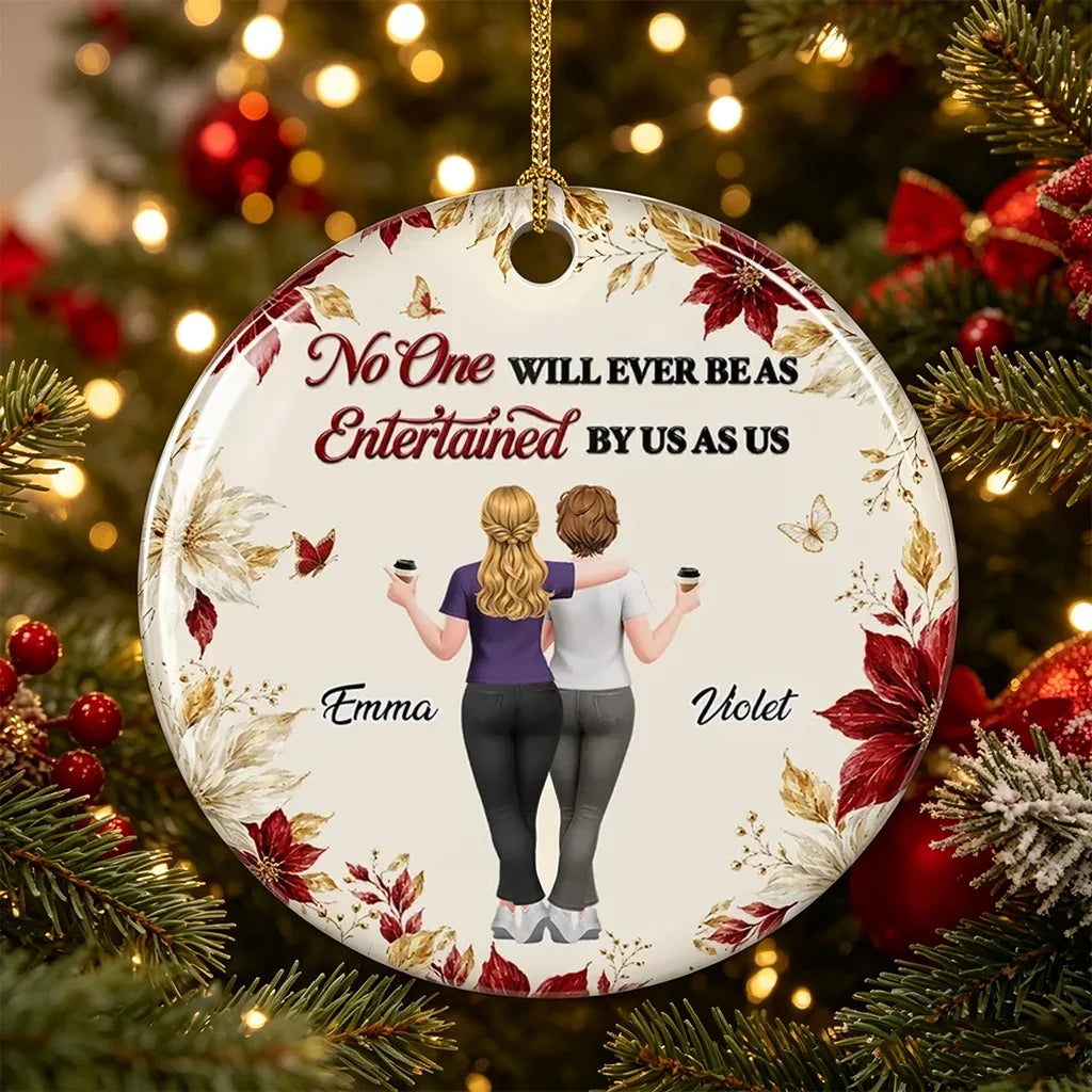 Personalized Ceramic Ornament Custom Name Best Friend Gift