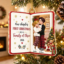 Load image into Gallery viewer, Personalized Acrylic Ornament New Parents First Christmas Keepsake
