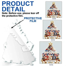Load image into Gallery viewer, Personalized Snowman Family Ornament Custom Names Patriotic Gift
