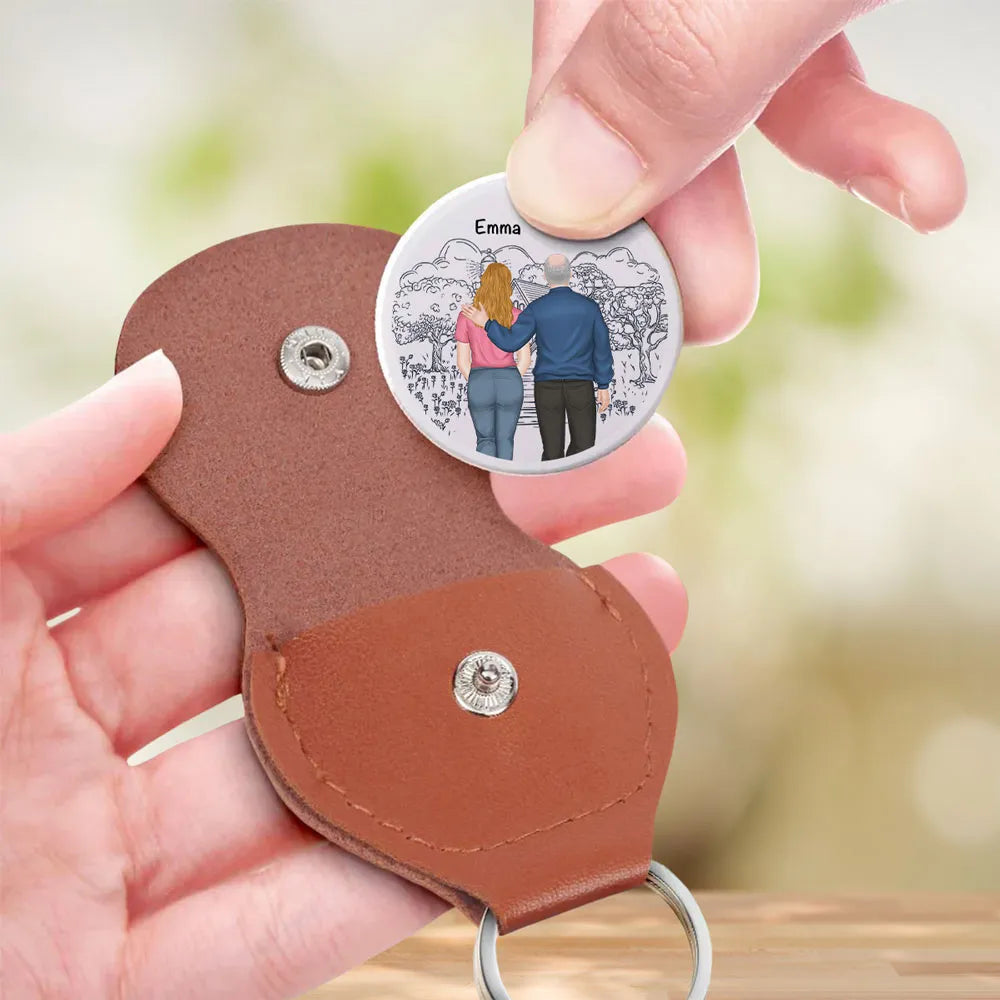 Personalized Dad and Daughter Keychain - Sentimental Gift for Father's Day Keychain MagicInPrints