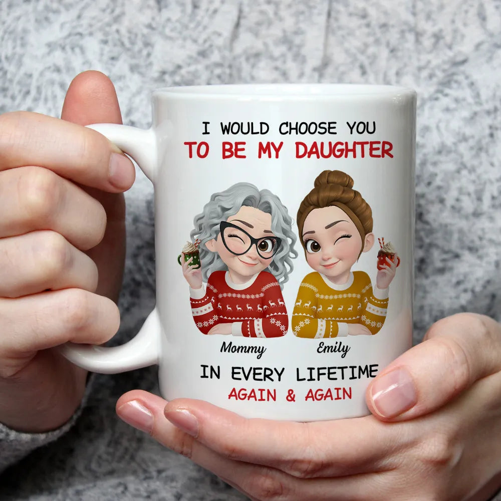 Personalized Mother-Daughter Coffee Mug - Sentimental Gift for Mom Cup MagicInPrints