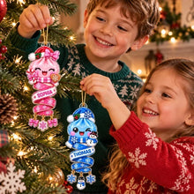 Load image into Gallery viewer, Personalized Acrylic Dumpling Ornament Custom Name Gift for Kids
