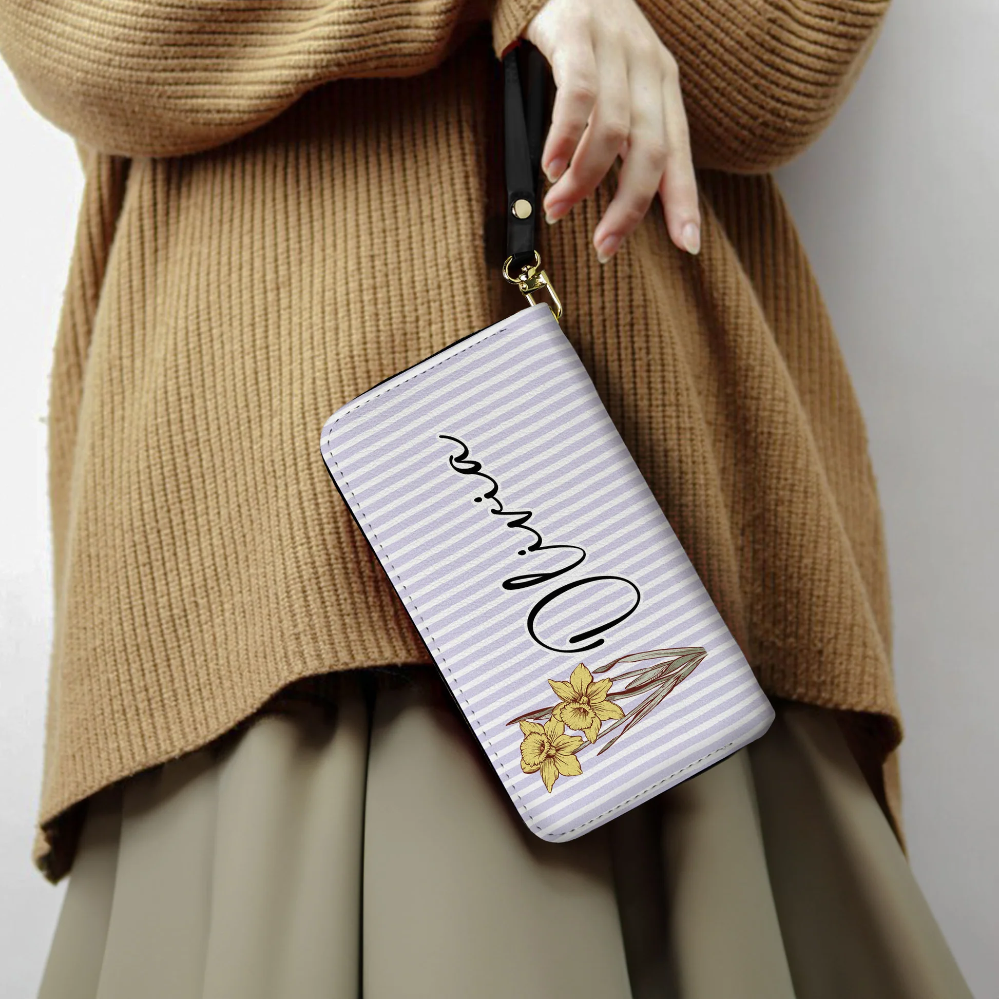 Personalized Floral Wallet for Women with Name - Perfect Gift Bag MagicInPrints