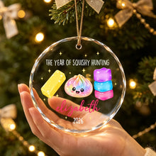 Load image into Gallery viewer, Personalized Colorful Squishy Crystal Ornament Gift for Kids
