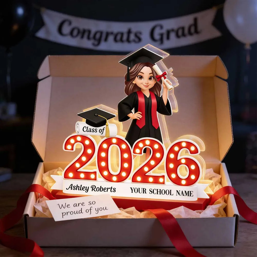 Custom Graduation Decoration for Class of 2026 - Personalized Graduate Display Plaque MagicInPrints