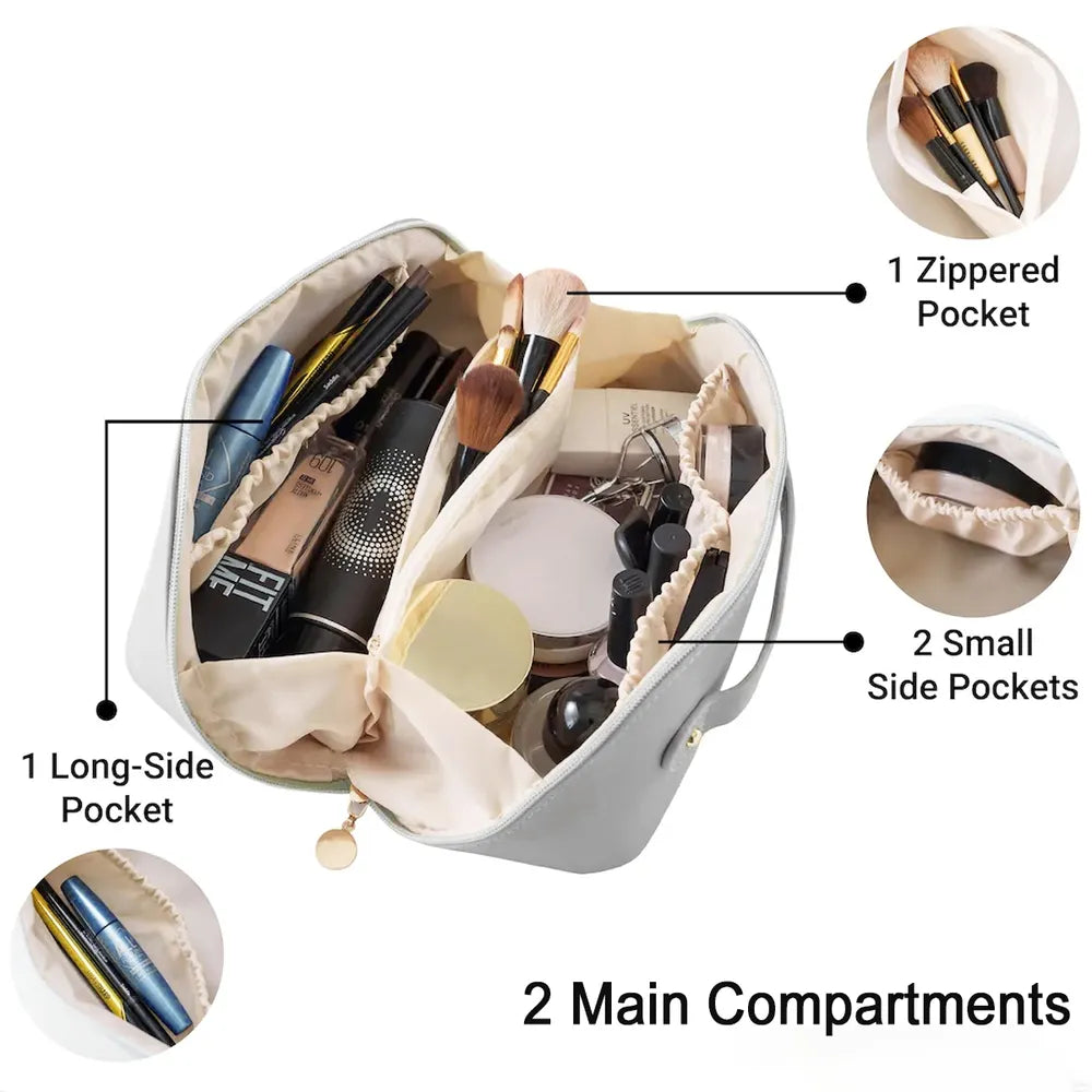 Personalized Makeup Bag for Women with Floral Design - Perfect Gift Bag MagicInPrints
