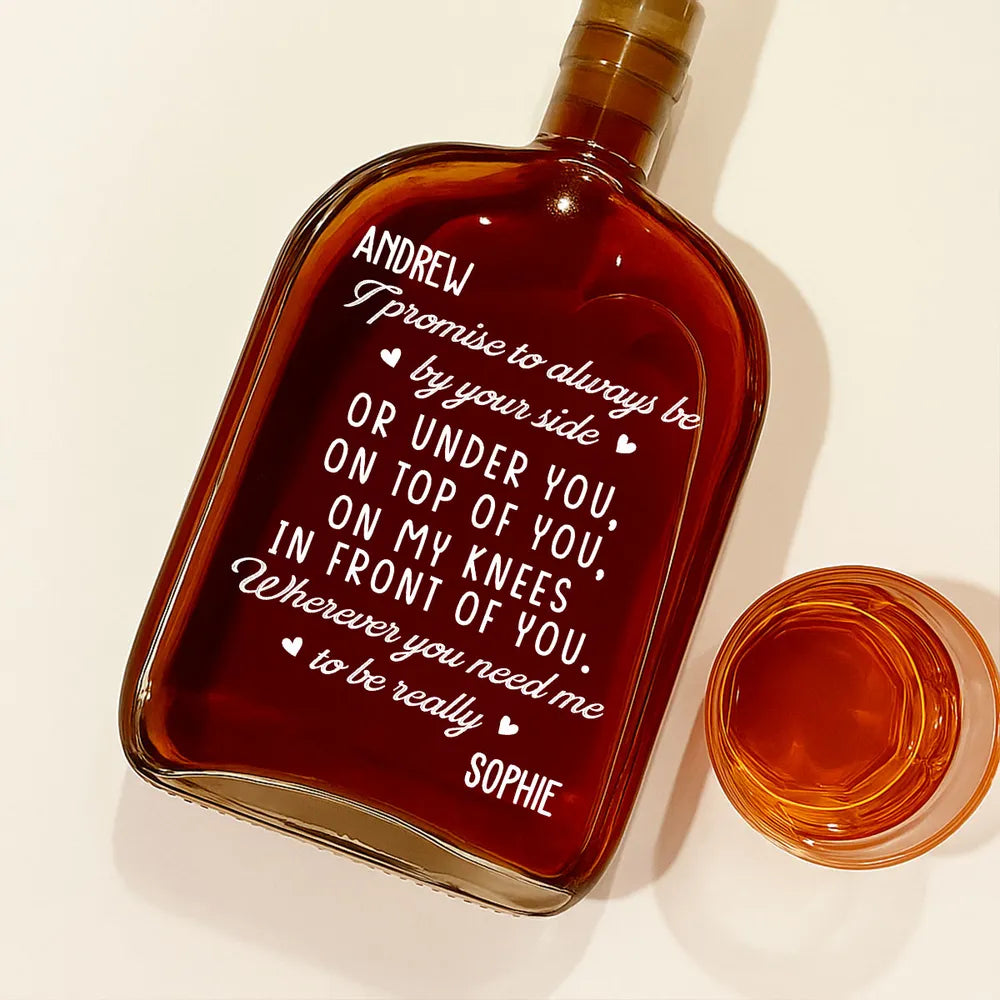 Personalized Whiskey Decanter for Couples - Romantic Gift for Christmas Kitchen Supplies MagicInPrints