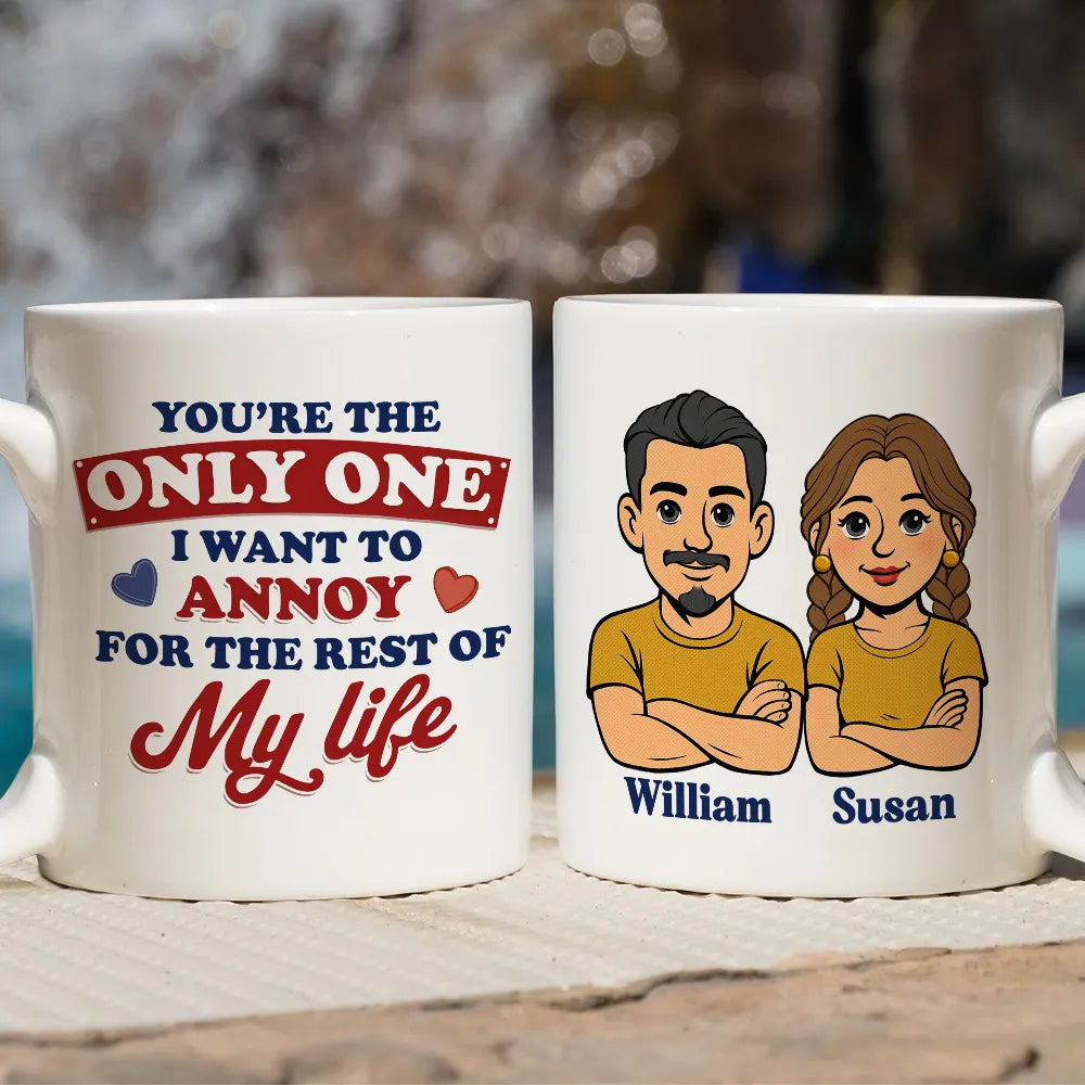Personalized Couple Mug Set for Partners - Funny Romantic Gift Cup MagicInPrints