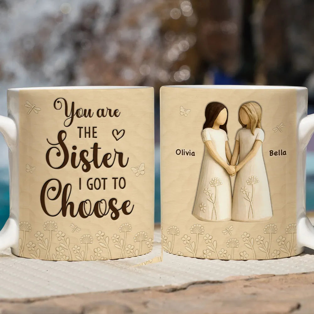 Personalized Sister Mug for Best Friends - Heartfelt Gift Cup MagicInPrints