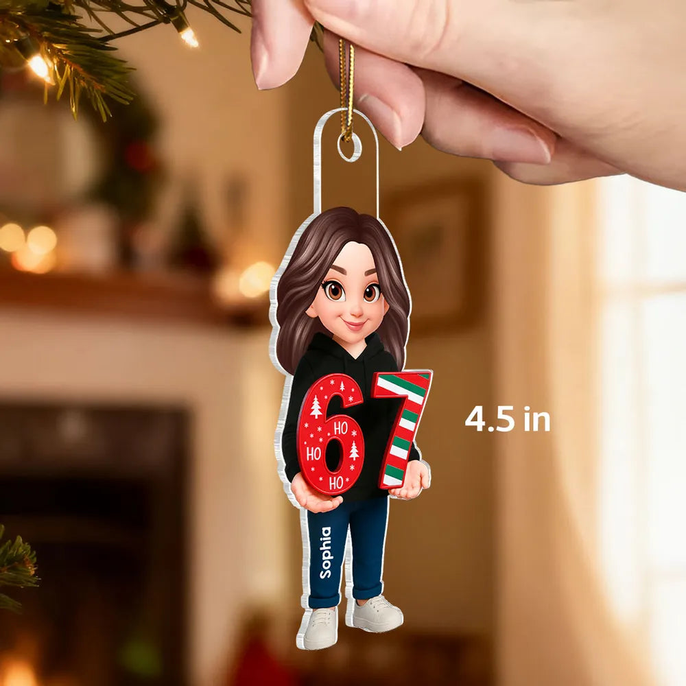 Personalized Christmas Couple Ornament for Family - Holiday Decor Ornament MagicInPrints