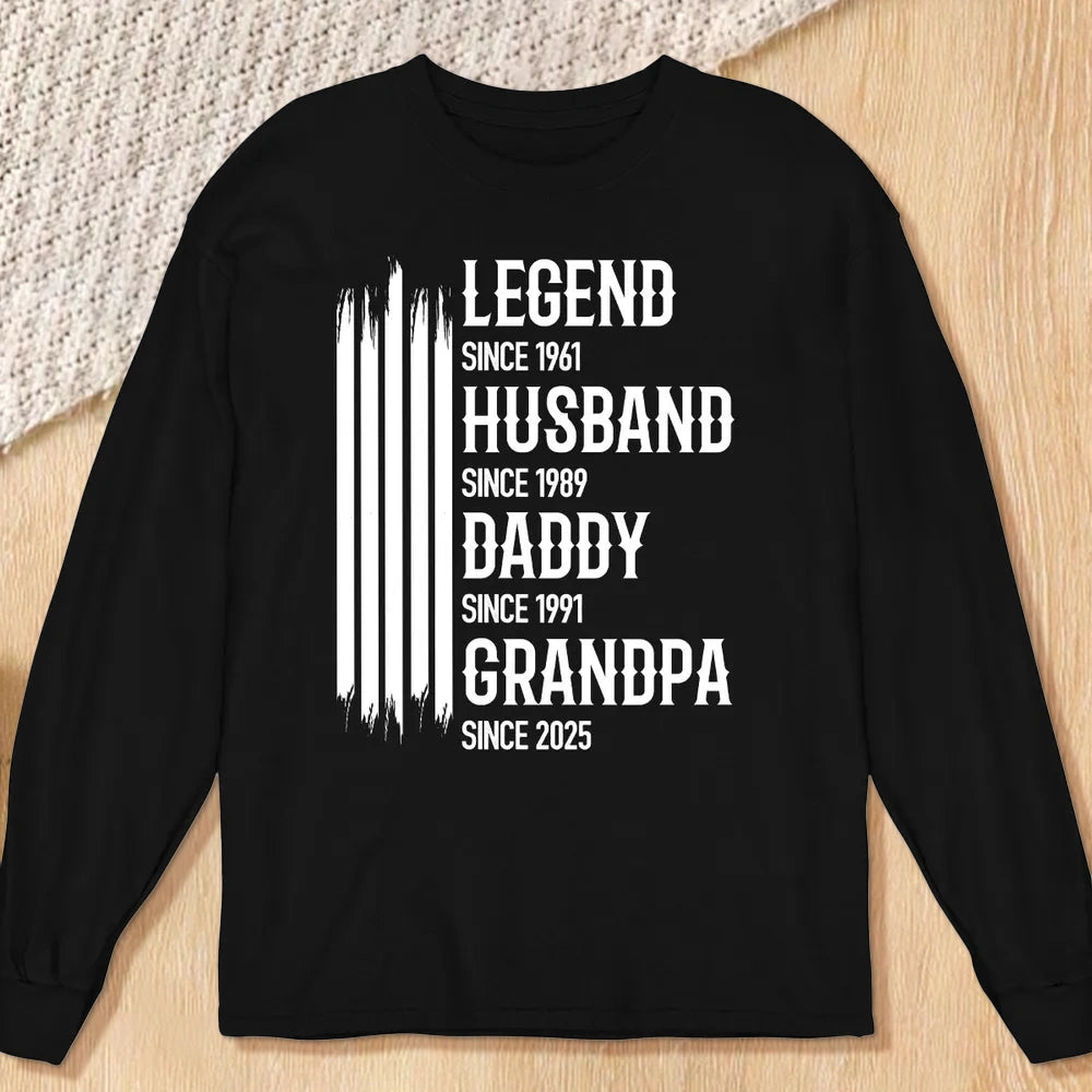 Personalized Family Generations T-Shirt for Men - Father's Day Gift Cloth MagicInPrints