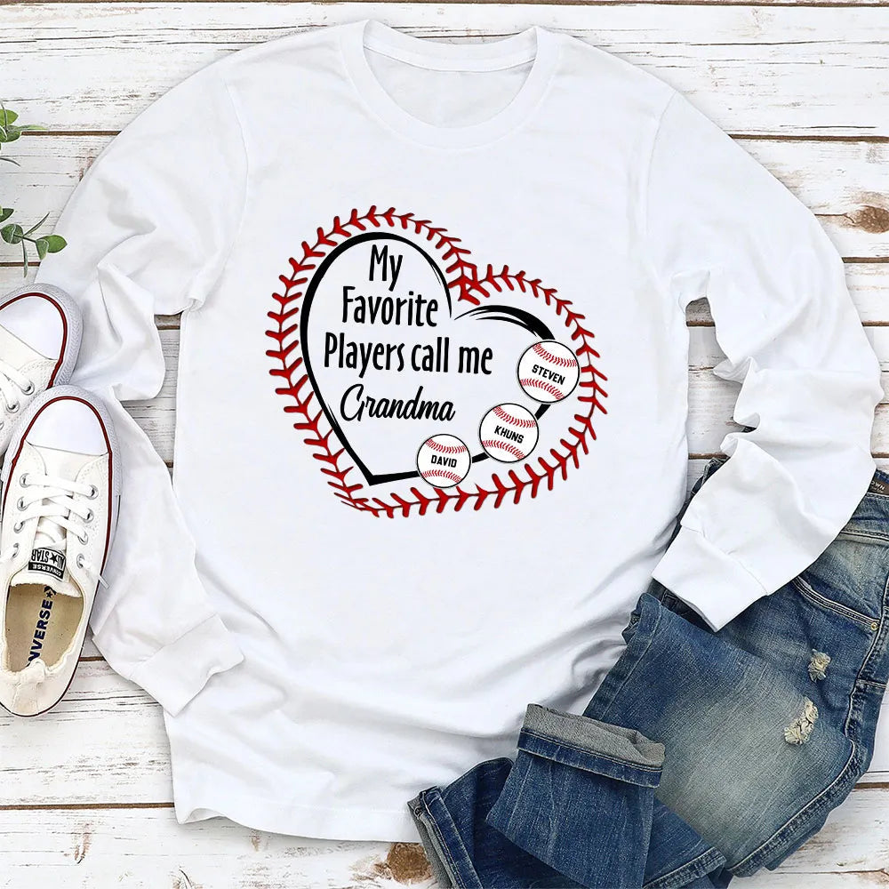 Personalized Baseball Grandma T-Shirt for Family - Perfect Gift Cloth MagicInPrints
