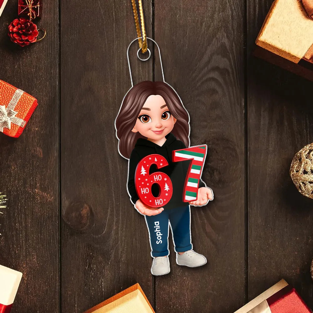 Personalized Christmas Couple Ornament for Family - Holiday Decor Ornament MagicInPrints