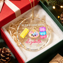 Load image into Gallery viewer, Personalized Colorful Squishy Crystal Ornament Gift for Kids
