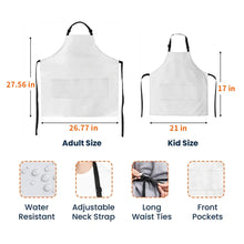 Load image into Gallery viewer, Personalized Waterproof Baking Apron Custom Sourdough Gift for Home Bakers
