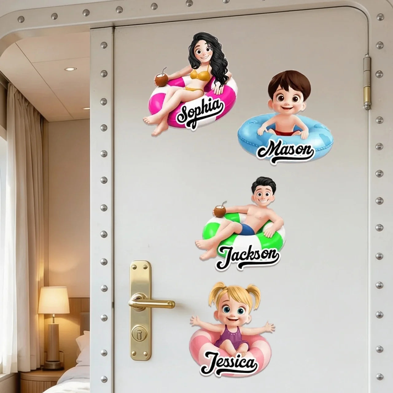 Personalized Acrylic Magnet Unique Family Travel Gift for Cruise