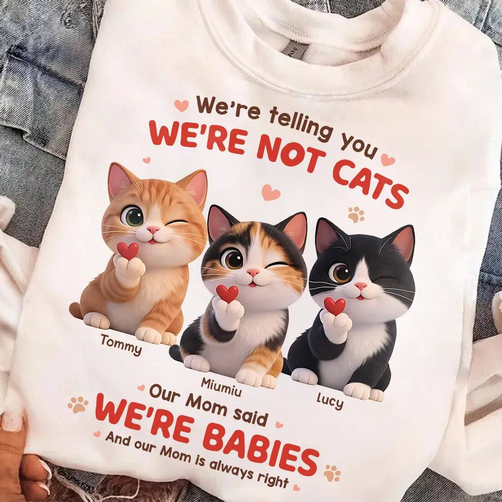 Cute Cat-Themed Sweatshirt for Pet Lovers - Funny Gift Cloth MagicInPrints