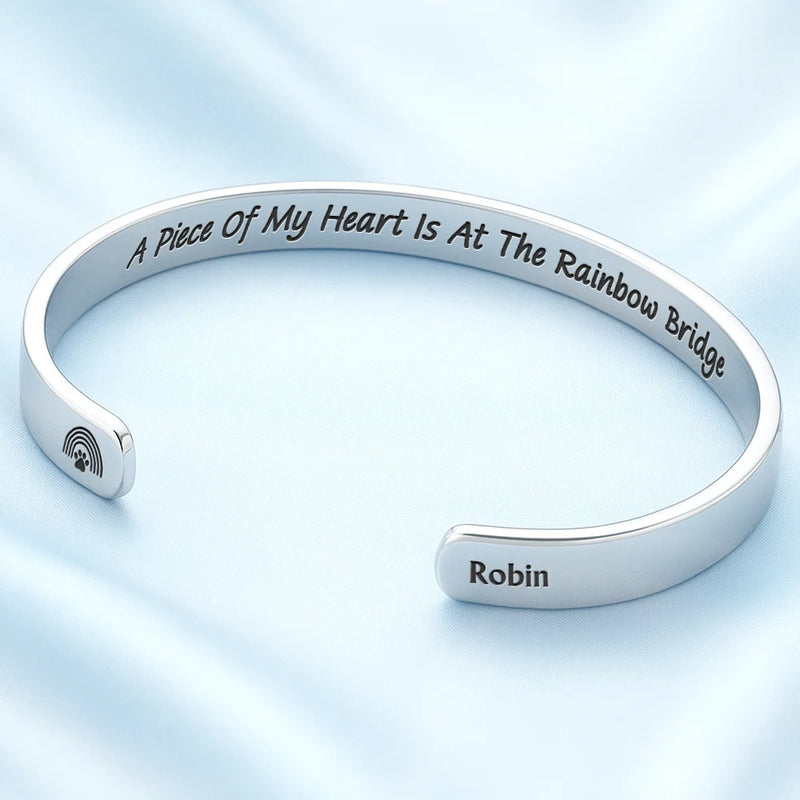 Personalized Pet Memorial Bracelet for Dog Lovers - Sentimental Keepsake Jewelry MagicInPrints