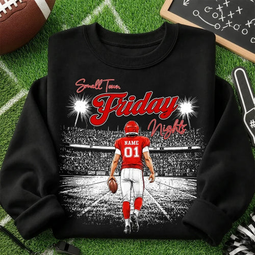Personalized Football Sweatshirt Custom Name Gift for Fans