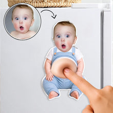 Load image into Gallery viewer, Personalized Baby Photo Silicone Belly Magnet Unique Gift for Family
