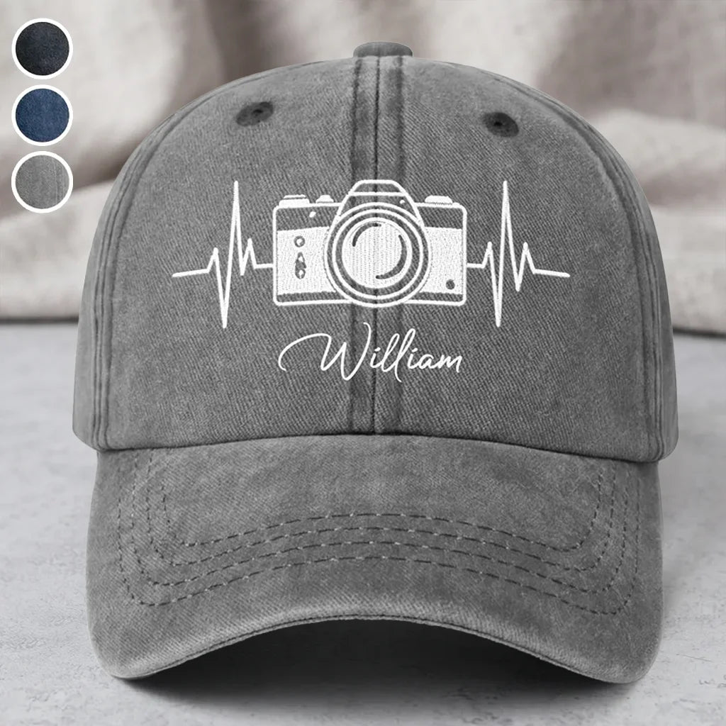 Personalized Classic Tee Photography Heartbeat Gift for Him/Her