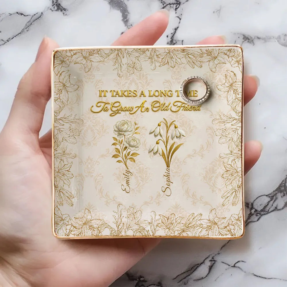 Personalized Friendship Ceramic Plate for Friends - Sentimental Keepsake Gift Jewelry MagicInPrints