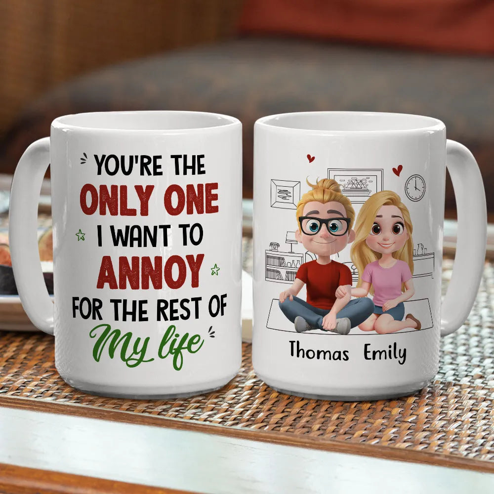 Personalized Couple Mugs for Partners - Funny Anniversary Gift Cup MagicInPrints
