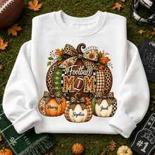 Load image into Gallery viewer, Personalized Football Mom Sweatshirt Custom Fall Design Gift
