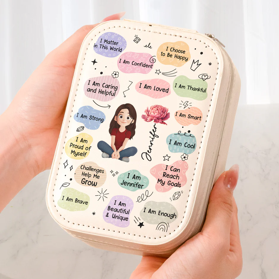 Personalized Vanity Mirror with Affirmations for Women - Inspirational Gift Beauty Tools MagicInPrints