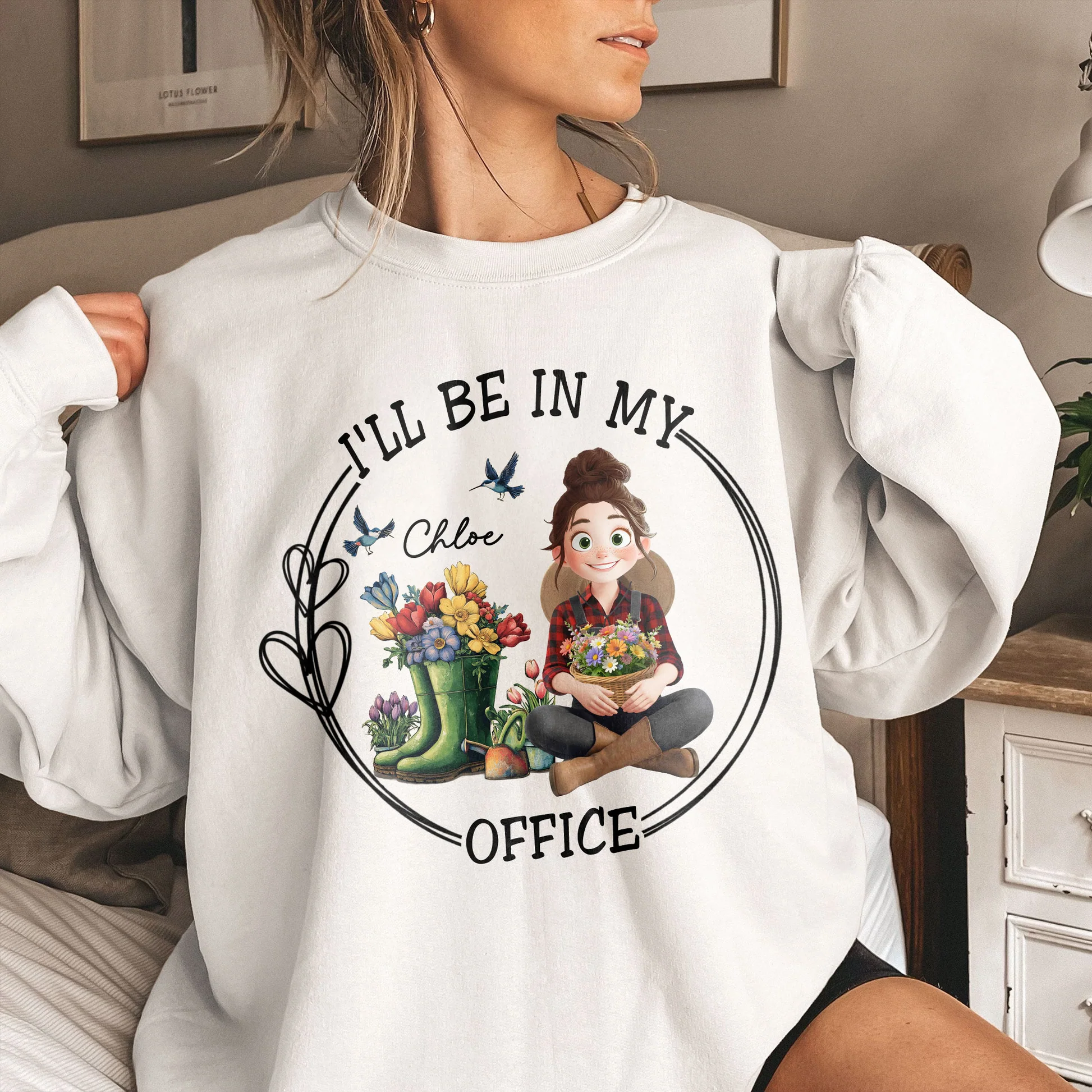 Personalized Gardening T-Shirt for Women - Funny Floral Design for Garden Lovers Cloth MagicInPrints