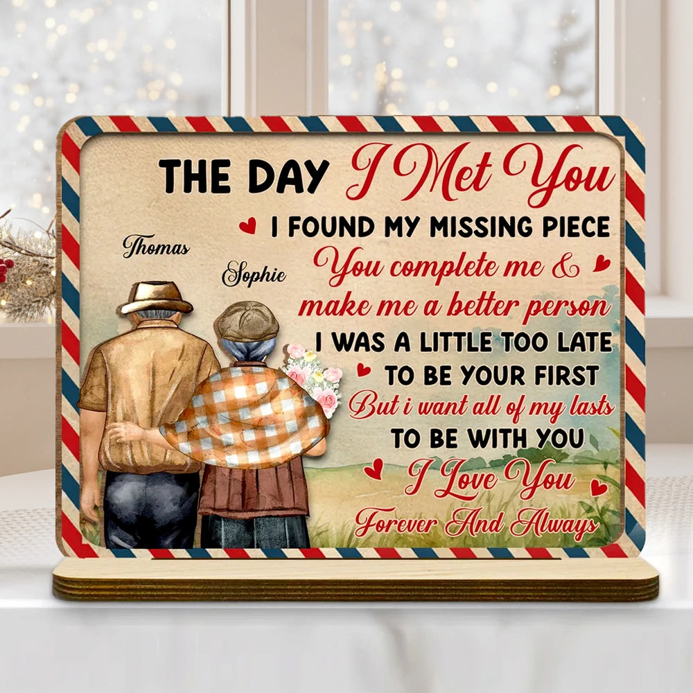 Personalized Romantic Plaque for Couples - Sentimental Gift for Anniversaries Plaque MagicInPrints