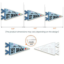 Load image into Gallery viewer, Personalized Acrylic Magnet Colorful Teacher Gift Classroom
