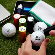 Load image into Gallery viewer, Personalized Golf Ball Stamp Custom Name Unique Gift for Dad
