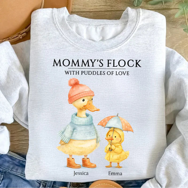 Personalized Family Duck T-Shirt for Grandma - Cute Gift Cloth MagicInPrints
