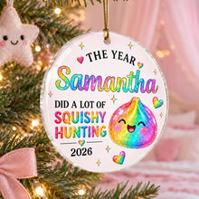 Load image into Gallery viewer, Personalized Rainbow Dumpling Acrylic Ornament Gift for Kids
