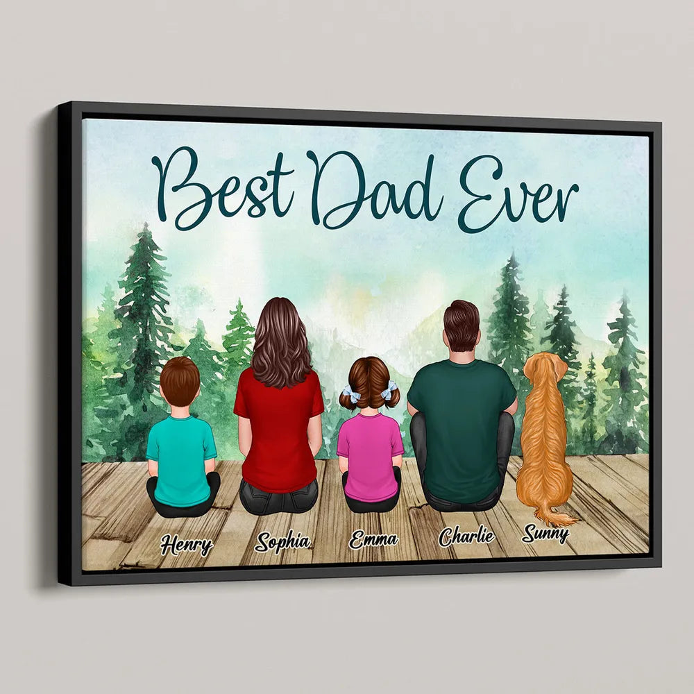 Personalized Family Canvas Wall Art for Home Decor - Sentimental Gift Poster or Canvas MagicInPrints