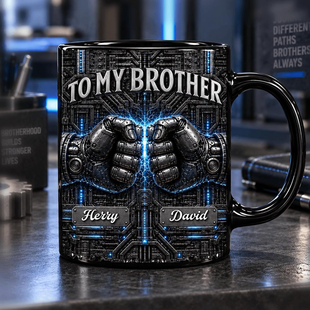Personalized Full Color Mug Custom Name Gift for Brother