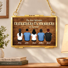 Load image into Gallery viewer, Personalized Siblings Keepsake Hanging Photo Frame Ornament Gift
