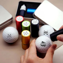 Load image into Gallery viewer, Personalized Golf Ball Stamp Custom Name Unique Gift for Dad
