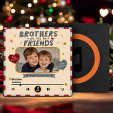 Load image into Gallery viewer, Personalized Acrylic Music Magnet Custom Sibling Gift

