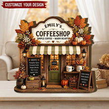 Load image into Gallery viewer, Personalized Thick Wooden Coffee Plaque Gift for Mom or Friend
