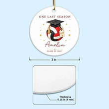 Load image into Gallery viewer, Personalized Graduation Volleyball Ornament Custom Name Gift
