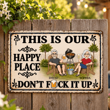 Load image into Gallery viewer, Personalized Rustic Couple Metal Sign Custom Gift for Couples
