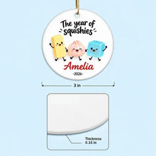 Load image into Gallery viewer, Personalized Ceramic Ornament Cute Squishies Gift for Kids
